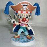 Plastic One Piece Cartoon Figure Toy for Promotion (OEM)