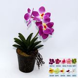 Artificial Potted Flower, Imitative Silk Orchid