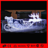 LED Outdoor Decoration Reindeer Sleigh Light