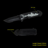Survival Knife with Window Breaker & Belt Cutter (#3639)