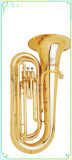 Tuba, 3pistons, Gold Laquer