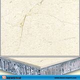 Aluminum Honeycomb Crema Marfil Marble Laminated