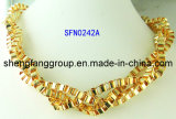 Faashin Jewelry Double Row Braid Box Chain Necklace (SFN0242A)