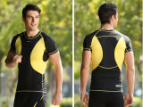 Men's Sport Wear Gym Wear Athletic Garment Sportive Suit Top&Shorts Compression