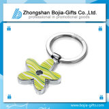 Flower Metal Key Chain with Engraved Logo (BG-KE618)