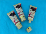 Labeling Plastic Beauty Tube with Screw Cap