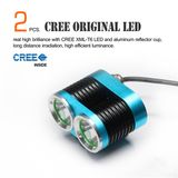 CREE Xml T6 Rechargeable 2400lumen LED Bicycle Light with Waterproof