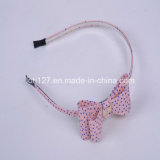 Beige Background, Blue Point Across, Bowknot Shape, The Girl's Hair Accessories Series, Fashion Tiaras, Head Hoop