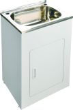 Wash Single Bowl Laundry Cabinet Stainless Steel Sink (LD01)