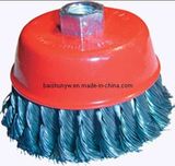 Torsion Wire Bowl Steel Brush/Steel Brush (BS-1002)