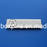 Rectangle Shape Iron Metal Magnetic Name Badge