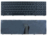Laptop Keyboard for Lenovo Ideapad Z560 Z560A Z565 Z565A G570 G575 Series Grey Frame Us, UK, Br Layout
