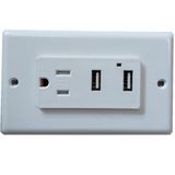 Universal Extension USB Wall Socket