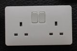Good Design Double 13A Flat Switched Socket
