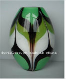 Green Decoration Craft Glass Vase