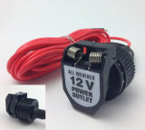 All Weatherproof Cigarette Lighter Power Outlet 12V 120W Applicable for Car Motorcycle Motorbike Boat