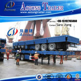 3 Axles 35-50t High Side Wall Flatbed Semi Truck Trailer