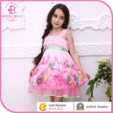 Wholesale Floral Printed Girl Dress, Baby Frocks in Children Clothing