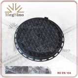 Round Frame Ductile Iron Manhole Cover with B125