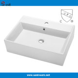 Artificial Bathroom Ceramic Wash Sink with Cupc Certification (SN114-115)