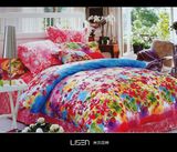 100% Cotton Reactive Printed Bedding---4PCS