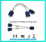 1*2 Splitter VGA Cable for Computer