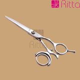 Hair Cutting Scissors with Flexible Double Ring Swivel Thumb Hole Design (RS2036)