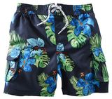 2014 Fashion Men Sport Shorts New Men Beach Pants Floral Print Swim High Quality Casual Shorts