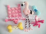 Plush Animal Rope Dog Squeaky Bite Chew Pet Toy