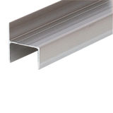 18.6mm Aluminium Door Profile for Toilet Partition (HDL08-220)