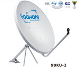 90cm Offset Satellite Dish Antenna with Wind Tunnel Certification