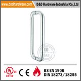 SUS 316 Lever Europe D Pull Handles for Glass Door