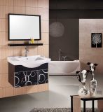 PVC Vanity Sanitaryware Bathroom Cabinet (W-186)