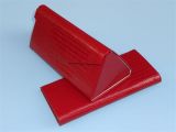 Guangzhou Factory Folding Leather Eyeglass Storage Box, Eyeglass Case with Triangle Design