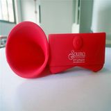 Promotional Custom Logo Silicone Speaker for iPhone 6