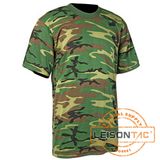 Military T-Shirt Adopt 100% Cotton Fabric