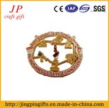3D Zinc Alloy Die Cast Souvenir Medal in Yellow