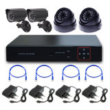 4chs 1.0 Megapixels NVR Kits (720P) / IP Camera NVR System