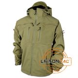 Waterproof Jacket Adopt Dryvin Fabric with Nylon Thread Stitching