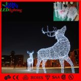 Wholesale 3D Christmas Acrylic Reindeer LED Motif Decoration