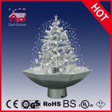 Holiday Decorative Christmas Tree White Snow with Music