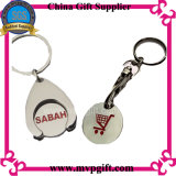 Metal Key Chain with Trolley Coin (m-TC006)