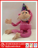 Pink Funny Stuffed Monkey Toy of Promotion Gift