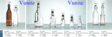 40ml-1000ml High Clear Glass Jar Beverage Bottles with Metal Clip Wine Crape Bottle Container Glassware