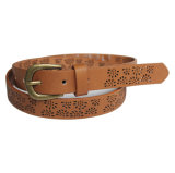 Hollow out Flower Ladies' PU Belt