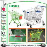 Shopping Mall Metal Shopping Cart Trolley with Baby Seat