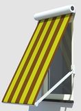 Drop-Arm Window Awning