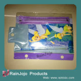 Lovely Plastic Pencil Bag with Zipper for Girls