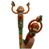 2014 New Promotion Plastic Music Monkey Toy Candy