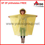PE Disposable Waterproof Poncho Raincoats